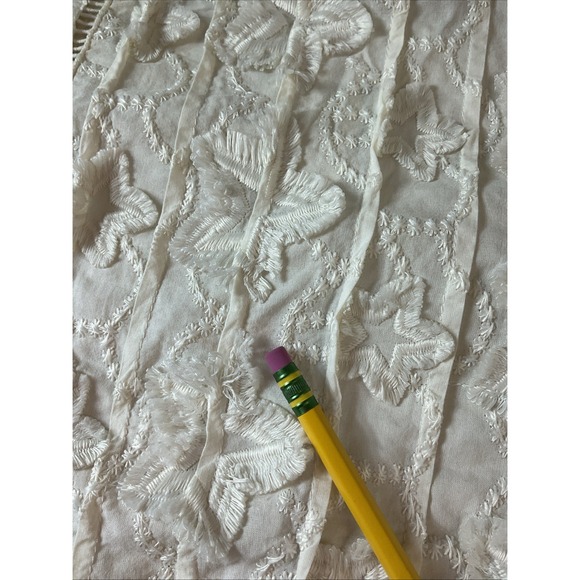 FARM RIO Star 3D Embroidered Blouse in Ivory XS Fairy Party Office‎ cropped - Picture 13 of 13